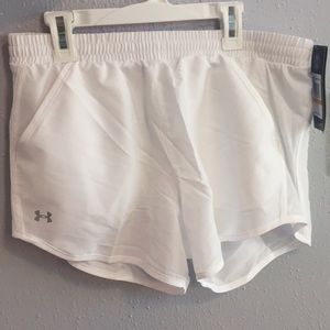 Under Armour running shorts!